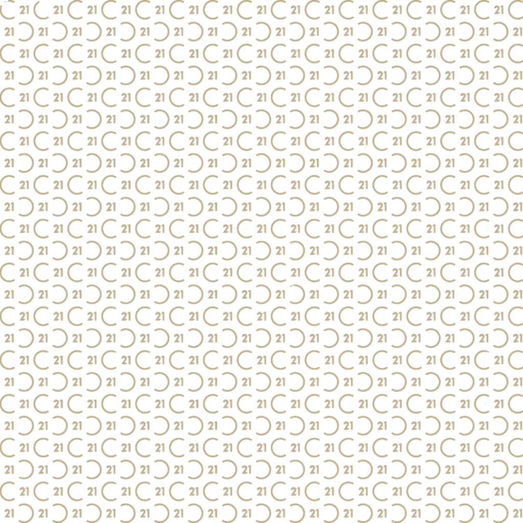 "Motif graphique Century 21, représentant l'identité visuelle et le branding de l'agence immobilière.